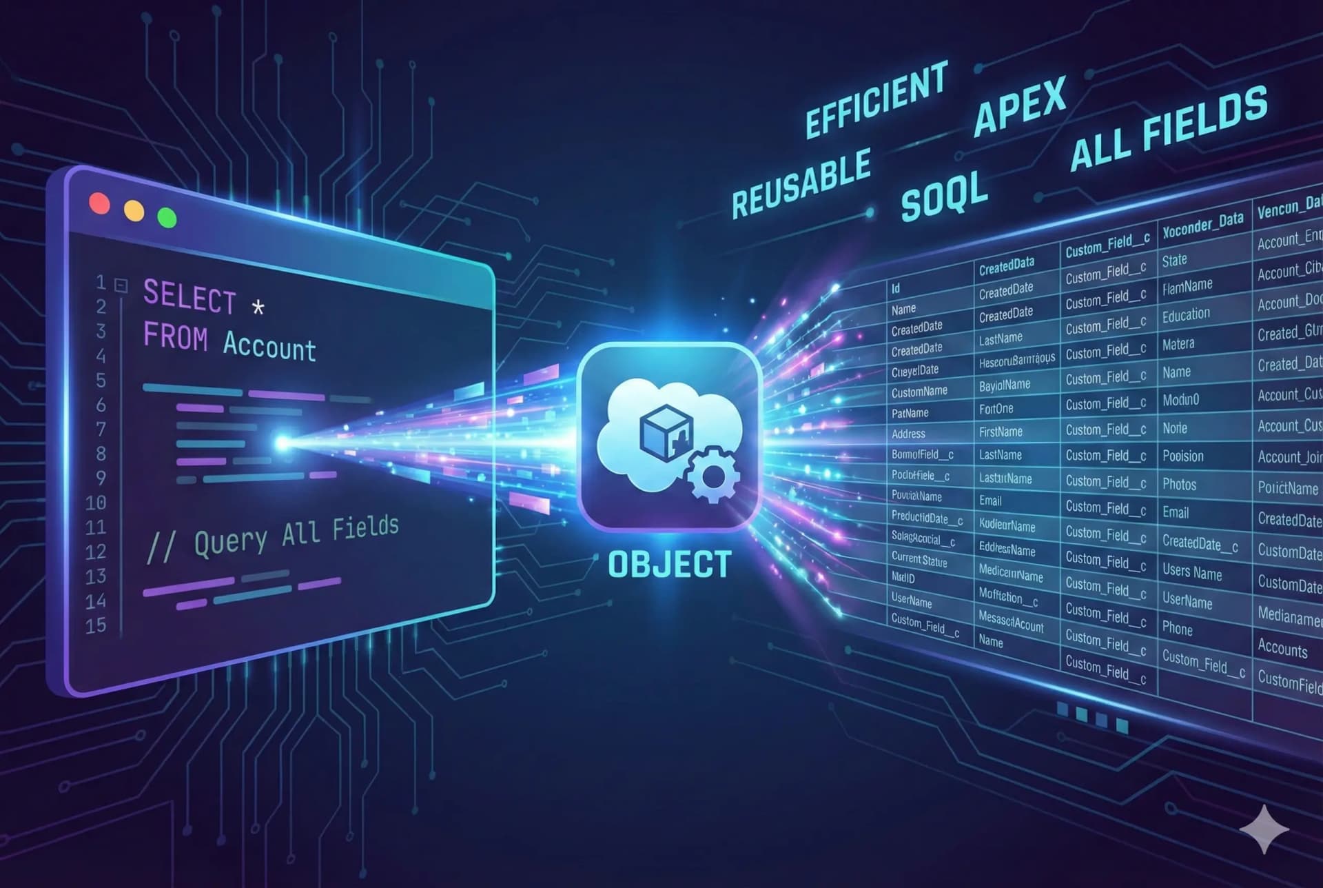 Query all fields in an object using SOQL