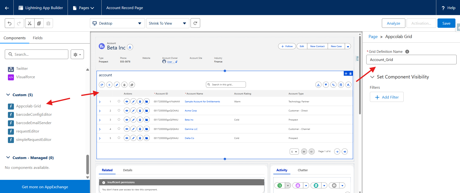 Embed Record Page