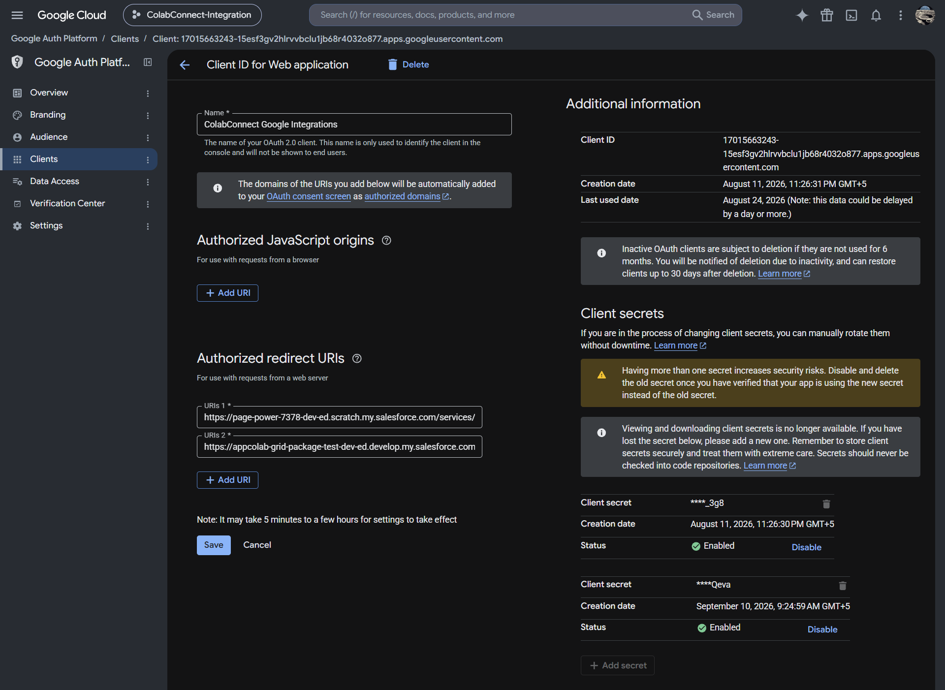 Google Cloud API & OAuth Setup
