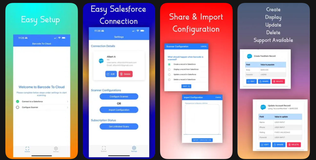 Barcode To Cloud iOS Setup