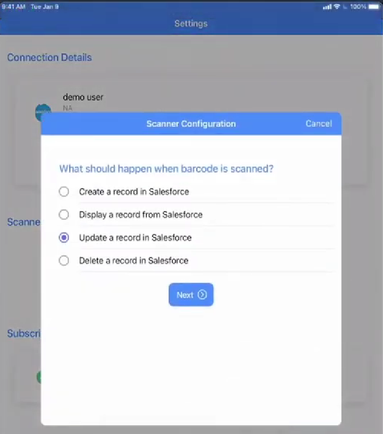 Scanner Configuration