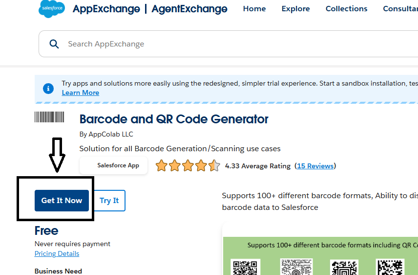 AppExchange Get It Now