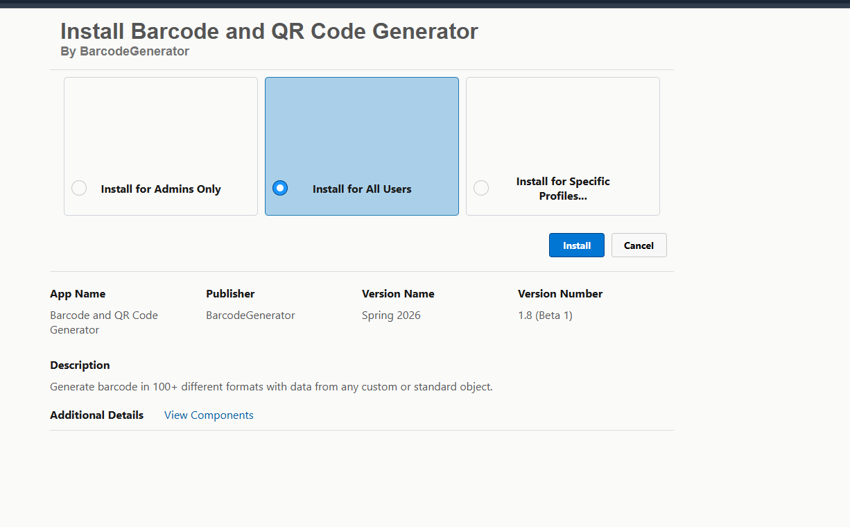 Select Security Level